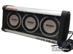 アルパイン パワードサブウーファー　ALPINE POWERED SUBWOOFER SWE-1895 ジャンク品