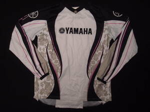 ◆古着卸USA■YAMAHA☆長袖Tシャツ★★★S　スポーツ　ポリ　脇メッシュ　 アメリカ直輸入　SALE お見逃しなく!