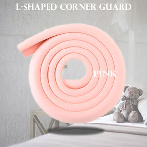  pink corner guard L character type total length approximately 2m corner cushion injury prevention impact absorption cushion baby child safety 