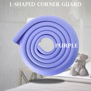  purple corner guard L character type total length approximately 2m corner cushion injury prevention impact absorption cushion baby child safety 