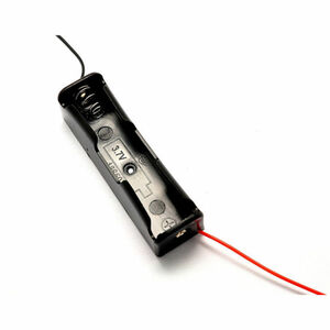  Lead line attaching 1 pcs for case lithium ion rechargeable battery 18650 type 