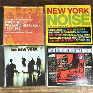 POST PUNK NO WAVE オムニバスCD4枚セット】NO NEW YORK Brian Eno■SOUL JAZZ RECORDS■pop group sonic youth DNA slits this heat