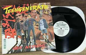 希少盤 LP レコード】TEENGENERATE ティーンジェネレイト■GET ACTION!■CRYPT RECORDS■LP-048■AMERICAN SOUL SPIDERS GARAGE PUNK