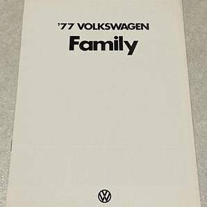 L3/ フォルクスワーゲン カタログ / 1977年 Family かぶと虫 ゴルフ パサート シロッコ の画像1