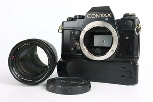 CONTAX コンタックス 139 QUARTZ 一眼レフフィルムカメラ Carl Zeiss Sonnar T* 135mm 2.8 レンズ 139 WINDER II【現状渡し品】★F