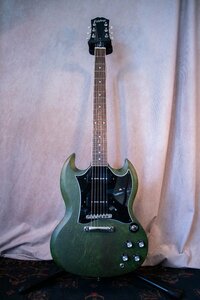 ♪Epiphone SG Classic Worn P-90s Worn Inverness Green エピフォン エレキギター SGクラシック P90 ☆D0226