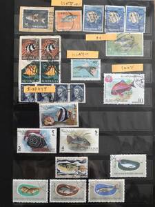 【趣味の切手（代理出品）】「魚」「鳥」◆シンガポール魚、ブータン、トーゴ、オーストラリア他