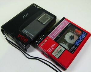 [IM] ソニー　カセット　ウォークマン WALKMAN　WM-F65 TCM-18　レコーディング ラジオ 録音　2点セット　SONY