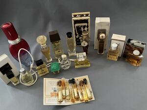 香水 まとめて YSL ROCHAS GUERLAIN CARON 資生堂 ニナリッチ エスカーダ フィジィー ランバン ほうしょう 試供品 ミニサイズ