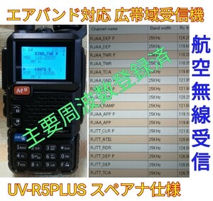 【エアバンド】UV-5R PLUS 広帯域受信機 Quansheng 未使用新品 周波数拡張 航空無線受信 日本語簡易マニュアル (UV-K5上位機) ,