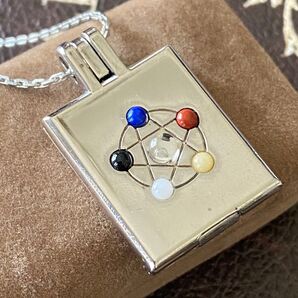 ヨーロッパ製 五芒星 ソロモンの星デザイン ヴィンテージ ネックレス