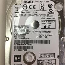 □640時間 HITACHI HGST Travelstar HTS545050A7E680 2.5インチHDD 『正常判定』 500GB_画像2