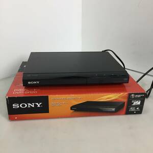 ★SONY DVDプレーヤー DVP-SR20 BC/RMT-D197J【取扱説明書/リモコン/ケーブル/動作品】