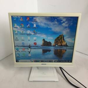 □I・O DATA 17インチ 液晶モニター 液晶ディスプレイ LCD-A173KW(W)【動作品】