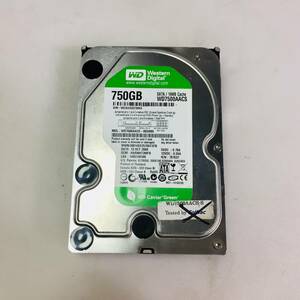 □104417時間 Western Digital WD Caviar Green WD7500AACS 3.5インチHDD 『正常判定』 750GB