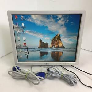 □FUJITSU 17インチ 液晶モニター 液晶ディスプレイ VL-177SEL(W) 【動作品】