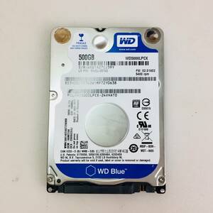 □3518時間 Western Digital WD Blue WD5000LPVX 2.5インチHDD 『正常判定』 500GB