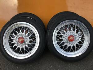 ！稀少！美品 BBS 鍛造 RG034 15x6J +40 100/4 DAYTON 165/55R15 軽自動車全般 １台分