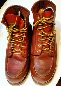 1円スタート　REDWING レッドウイング 　875　半月円　犬タグ90年代　貴重品　9E　アイリッシュセッター　赤茶