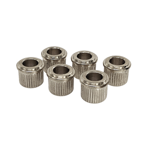 YJB PARTS Conversion Bushings(コンバージョンブッシュ) 1/4(0.25)インチシャフト用 Nickel 6pcs/set (メール便送料無料)