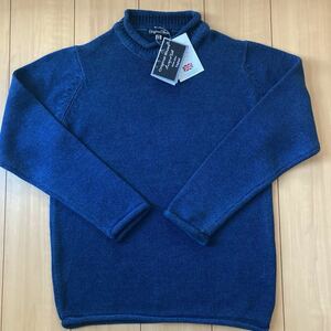 Original Blues MADE IN UK indigo cotton knit оригинал блюз индиго хлопок вязаный Англия производства M индиго Denim 