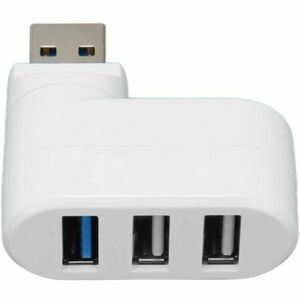 USB2.0ハブ データ転送 90度/180度回転 デスクトップ (白) USB ホワイト USBポート