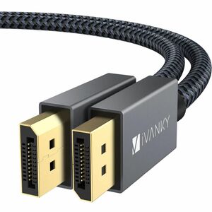 VESA認証ゲーミングDPケーブル1.2/4K/1M ノートパソコン/テレビ対応 ケーブル Displayport