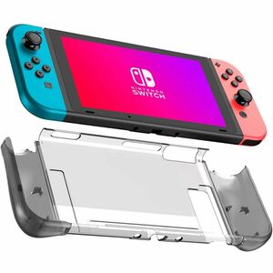 Nintendo Switch対応 ドッキング可能TPU半透明 保護ケース Switch 保護ケース 