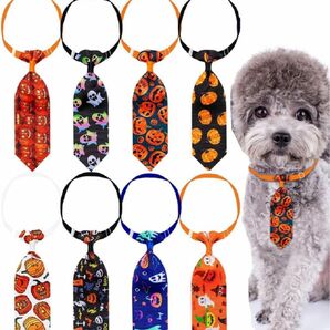 ペット用 ネクタイ 8枚セット ハロウィン飾り 犬 猫 ネクタイコレクション 首輪