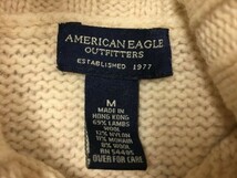 Y2K サーフ アメリカンイーグルアウトフィッターズ AMERICAN EAGLEOUTFITTERS ジャガード ニット セーター レディース タートルネック M 赤_画像2