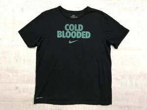 ナイキ NIKE チェンジングプリント レンチキュラー COLD BLOODED オールド スポーツ 半袖Tシャツ メンズ L 黒