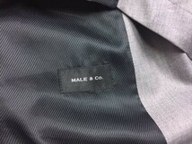 MALE&Co. メイルアンドコー ネオお兄系 フェアリーグランジ Y2K 00s 古着 ジレ ベスト メンズ フェイクレイヤード グレー_画像2