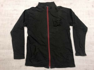 Clothing Instruct Basic 作業着 ワーク 立体ポケット テック ストリート 古着 カットソー ジャケット メンズ L 黒