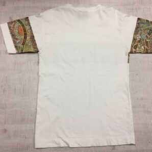 90s 古着 オーストラリア製 Dream like Australia アボリジナルアート Danny Eastwood サーフ スーベニア Tシャツ メンズ M 白の画像2
