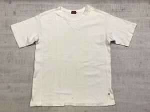 ディッキーズ Dickies ヘビーウェイト ワーク アメカジ Vガゼット 半袖Tシャツ メンズ 大きいサイズ XL 白