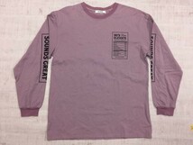 ニコロン NiCORON 藤田ニコル・プロデュース ストリート トリムリンガー トップス 長袖Tシャツ ロンT レディース F 紫_画像1