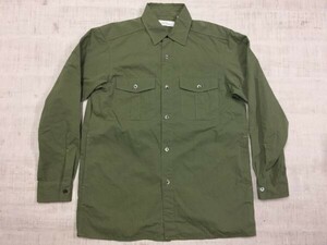 ユナイテッドアローズ UNITED ARROWS グリーンレーベルリラクシング GREEN LABEL RELAXING 長袖ワークシャツ メンズ 日本製 36 カーキ