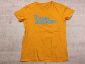 THE YOUNG AMERICANS ヤングアメリカンズ JAPAN TOUR 2019 半袖Tシャツ カットソー メンズ バックプリント有 S 黄色