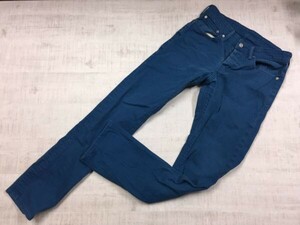 リーバイス Levi's 511 アメカジ 定番 白タブ 5PK スキニー パンツ ボトムス レディース ボタンフライ 31 青