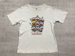 ジーユー GU + ASOKO deドラえもん 半袖Tシャツ キッズ コラボ のび太の新恐竜 アニメ映画 藤子・F・不二雄 150 白