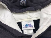 カリフォルニア ディズニーランド Disneyland Resort インポート 古着 ワッペン PINCESS スウェットパーカー メンズ コットン混合 XS 紺_画像2