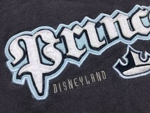 カリフォルニア ディズニーランド Disneyland Resort インポート 古着 ワッペン PINCESS スウェットパーカー メンズ コットン混合 XS 紺_画像3