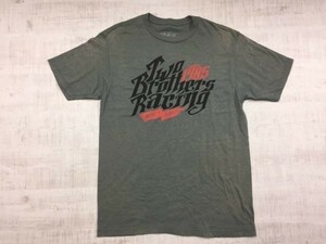 TWO BROTHERs RACING トゥーブラザーズレーシング メンズ 単車 バイク パーツブランドバイク アメカジ 半袖Tシャツ M