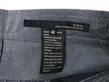 ダブルスタンダードクロージング DOUBLE STANDARD CLOTHING ネップ シャンブレー テック ストリート カーゴパンツ ボトムス メンズ 46 紺_画像2