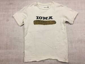 CALOLINE キャロライン CAL O LINE 聖林公司 REMI 日本製 ドメスティック アメカジ 半袖Tシャツ カットソー メンズ XS 生成り