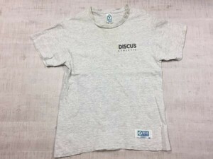 DISCUS ATHLETIC ディスカス 90s オールド スポーツ アメカジ 古着 半袖Tシャツ カットソー メンズ 霜降り M ライトグレー