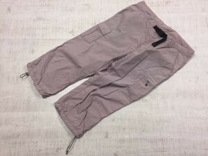 ザノースフェイス THE NORTH FACE アウトドア クロップド パンツ ボトムス メンズ ナイロン100% ドローコード M 紫 ゴールドウイン記載有り