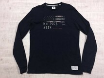 U.S.POLO ASSN. ユーエスポロアッスン アメカジ トラッド スポーツ ロンT 長袖Tシャツ カットソー メンズ 紺_画像1