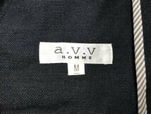 アーヴェヴェオム a.v.v HOMME フェアリーグランジ ネオお兄系 Y2K 00s 古着 3ポケット シングル ライダースジャケット メンズ M 黒_画像2