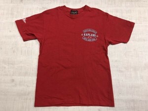 山部光彦 ＆ KAPLANS カプランズ ビッグブロス Big Bros ロカビリー 平成 オールド 90s バンドT 半袖Tシャツ メンズ M 赤